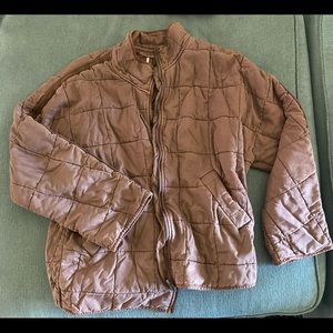 Free People Dolman Quilted Knit Jacket